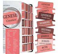 Saintilway Productions Bible Rider - High Quality Tear Resistant - Easy to Apply - Laminated for Durability - Old & New Testament - Perfect for All Bibles - for Women and Men (Coral Pink)