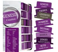 Saintilway Productions Bible Rider - High Quality Tear Resistant - Easy to Apply - Laminated for Long Lasting Durability - Old & New Testament - Perfect for All Bibles - for Women and Men (Purple)