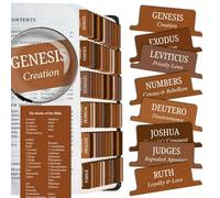 Saintilway Productions Bible Rider - High Quality Tear Resistant - Easy to Apply - Laminated for Long Lasting Durability - Old & New Testament - Perfect for All Bibles - for Women and Men (Brown)