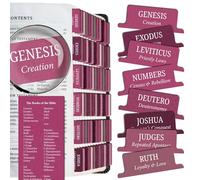 Saintilway Productions - Bible Rider Premium Tear-Resistant Bible Tabs - Easy to Apply, Laminated for Durability - Old & New Testament - Perfect for All Bibles - For Men and Women