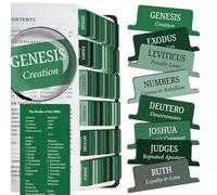 Saintilway Productions - Bible Rider Premium Tear-Resistant Bible Tabs - Easy to Apply, Laminated for Durability - Old & New Testament - Perfect for All Bibles - For Men and Women