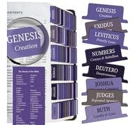 Saintilway Productions - Bible Rider Premium Tear-Resistant Bible Tabs - Easy to Apply, Laminated for Durability - Old & New Testament - Perfect for all Bibles - For Men and Women (Ultra