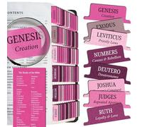 Saintilway Productions - Bible Rider Premium Tear-Resistant Bible Tabs - Easy to Apply, Laminated for Durability - Old & New Testament - Perfect for All Bibles - For Men and Women
