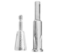 Saipe 2pcs Wire Twisting Tool 6mm Hex Shank Electrical Cable Wire Stripper and Twister 2-6 Way Wire Stripping Tool Wire Nut Twister Spin Twisting Wire Connector Socket for Power Drill Drivers