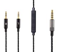 Saipomor Replacement Sol Republic Headphones Cable with Remote Volume and Mic for Sol Republic Master Tracks HD Tracks HD2 Sol Republic V8 V10 V12 Sol Republic X3 Headphones (Black)