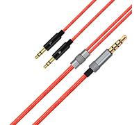 Saipomor Sol Republic V10 Extension Cable for Sol Republic Master Tracks HD HD2 Sol Republic V8 V12 X3 Headphones (Red)