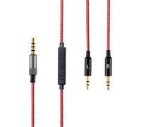 Saipomor Sol Republic V10 Extension Cable with Remote Volume and Mic for Sol Republic Master Tracks HD HD2 Sol Republic V8 V12 X3 Headphones (Red)