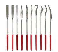 Saipor 10pcs Diamond Needle File Set Mini Diamond File Set 3x140mm