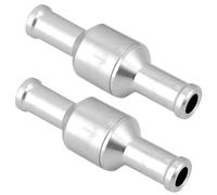 Saipor 2pcs 3/8" 10mm Fuel Check Valve for Fuel Oil Petrol Diesel | Non-Return One Way Fuel Line Check Valve