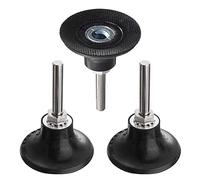 Saipor 3 Pcs 2 Inch Roll Lock Disc Pad Holder with 1/4-inch Shank Sanding Discs Holder Rotary Tool Kit Quick Change Adapter for Die Grinder Accessories for Polishing, Sanding, Surface Preparation