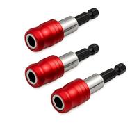 Saipor 3pcs Magnetic Screwdriver Bits Holder Drill Bit Extension Bar 60mm