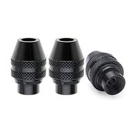 Saipor 3Pcs Multi Quick Change Keyless Chuck Replacement Accessories 1/32'' (0.8mm) to 1/8'' (3.2mm) Shank for Rotary Tools 4486 3000 4000 7700 8200 395 200