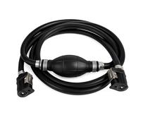 Saipor 5/16" 8mm Fuel Line Assembly, 6.8FT Marine Outboard Boat Motor RVs Fuel Gas Line Hose with Primer Bulb, Steel Hose Clamps and Connector, Compatible with Yamaha Outboard Motors