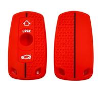 SAIQIAFC For BMW 3 Series Remote Control 2-button Honeycomb Pattern Silicone Key Cover For BMW 5 Series X5 Car Key Case Hollow Style-B