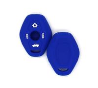 SAIQIAFC For BMW Straight 2-button For BMW Motorcycle Silicone Key Protection Bag Case Multi-color Key Accessories-dark blue