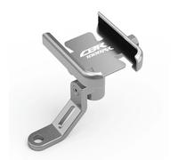 SAIQIAFC For HONDA CBR1000RR CBR 1000RR 1000 RR 2004-2025 Motorcycle CNC Accessories Mobile Phone Holder GPS Navigation Mounting Bracket-Mirror holder Silver
