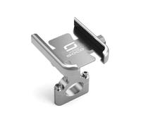 SAIQIAFC For SOCO CPx CUx TC 50/MAX/WANDERER TS TSX 1500 2019-2025 Motorcycle CNC Handle Bar Mobile Phone Bracket GPS Stand Holder-Handler Silver