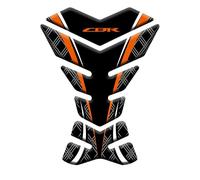 SAIQIAFC Tank Pad Protector 3D Stickers For HONDA CBR 1000 RR 1000RR CBR1000RR HRC Fairing Fender Decals Gas Fuel Oil Kit Knee Fireblade-10 Orange