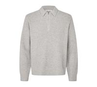Saisaks HZ Polo - male - Samsøe Samsøe - Polo Shirts - Gray - L - Tops L