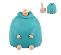 SAISHUO Middle Finger Desk Decor - 1 Set Middle Finger Desk Guy,Resin Ornaments Prank Toy Funny Decoration for Home, Living Room, Office, Table