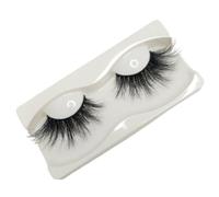 Saisifen 5D Faux Mink Lashes 25mm 3 Pairs, Dramatic Fluffy Volume Lashes Long Thick Handmade Layered Strip False Eyelashes for Party Makeup 5D22
