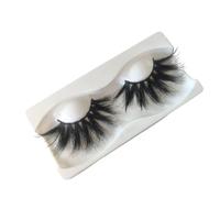 Saisifen 5D Faux Mink Lashes 26mm 3 Pairs, Dramatic Fluffy Volume Lashes Long Thick Handmade Layered Strip False Eyelashes for Party Makeup 5D35