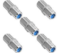 SAISN [5-Pack] Coaxial Cable Connector, 3GHz F-Type RG6 Cable Extension Adapter