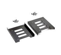 SAISN HDD SSD Mounting Bracket 2.5 to 3.5 Adapter Hard Drive Holder (Single Drive, Pack of 2)