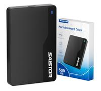 SAISTOR Portable External Hard Drive 500GB HDD USB 3.0 Storage Expansion