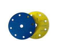 Sait 150mm 8+1 Hole Zirconia Hook & Loop Velcro Backed Sanding Discs - 60 Grit - Pack Of 25