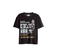 SAITOS Terry Collage graphic-print T-shirt - Black One Size