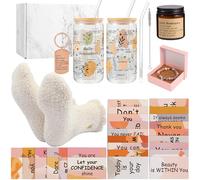 SAIWEILAI ONLINE 7 Pcs Daily Affirmations Gifts Positive Inspirational Gift Set Mental Health Gifts Box for Building Confidence in Girls, Friends & Graduates