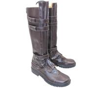 SAIYAJED Adult Men Jedi Boots Anakin Skywalker Obi Wan Kenobi Cosplay Leather Boots Kylo Ren Luke Knee High Halloween Costume Shoes, Anakin1, 8 UK