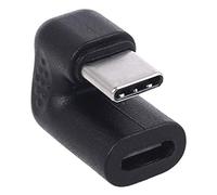 Saiyana 180 Degree USB 3.1 Type C Male To Female Up & Down Angled USB C Converter Adapter For Cellphone Tablet PC Usb C To Usb