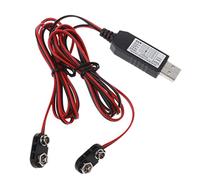 Saiyana 6F22 9V Replace 6F22 9V Batteries With USB Power Supply Adapter For Electronics Toys Radios 9v Pack