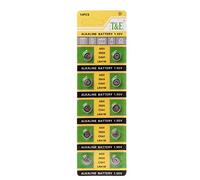 Saiyana Coin Batteries,10PCS Cell Coin Alkaline Battery AG3 1.55V Button Batteries SR41 192 L736 384 SR41SW CX41 LR41 392 Lamp Chain Watch Toy