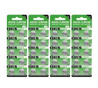 Saiyana Coin Batteries,Pack of 10/20/30/40pcs AG10/LR1130 Button Cell Batteries LR54 SR1130 389 189 Coin Cells for Watches Remote Toy