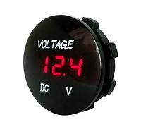 Saiyana Multimeter,Voltage Tester,for 12V 24V Car LED Display Voltmeter Digital Voltage Meter Gauge Mini Battery Monitor Indicator for Motorcycle Car