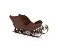 Saiyana Plastic Sleigh Candy Bowl, Traditional Style, Christmas Sleigh Decoration, Candy Dish Centerpiece
