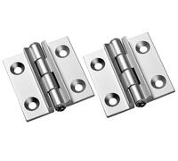 SAIYEN Torque Position Control Door Hinges Aluminum Alloy Bushing Hinge 120 Degree,2 Pcs,1.85 Inch, White