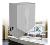 SAIYERUS 1500W Electric Wall Mounted Hand Dryer | Automatic Hand Dryer 5-8s Drying | Commercial Bathroom Hand Dryer - Low Energy with Infrared Sensor, Automatic Induction Hands Drying Device,Grey