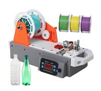 SAIYERUS 3D Printed Bottle Recycler, Desktop Filament Maker Machine, Pultruded Plastic Bottle Filament, 3D Fiament Pultruded from Pastic Bottles, Home Plastic Recycling and Manufacturing Station