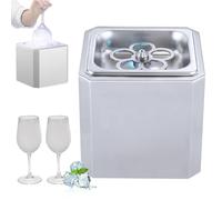 SAIYERUS Glass Chiller, Mini CO2 Glass Froster Maker, Quickly Freezes Cups to -45°C, Cup Chiller, Instant Chill Cups and Glasses Cocktail, Beer, Mixed Drinks, for Bar, Restaurant, Kitchen 110-240V