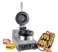 SAIYERUS Ice Cream Burger Maker, UFO Burger Maker, Ice Cream Filling Waffle Maker, Hamburger Waffle Maker Sandwich Press, Non Coated, Household or Commercial,220V