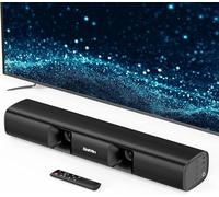 Saiyin Sound Bar - 50W Powerful TV Sound Bar with Crystal Clear Dialogue & Enhanced Bass | Compact Soundbar for TV with Bluetooth 5.3, Optical & AUX, perfect for Smart TVs, PC, Projector