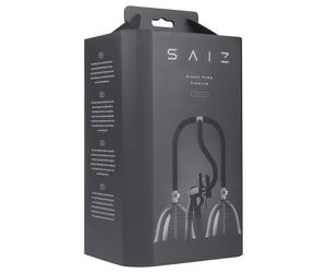 Saiz Premium Dual Breast Pump - Compact (Clear-Black)