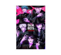 Saja Boys K-Pop Movie Poster 2 Canvas Poster Bedroom Decor Landscape Office Room Decor Gift 12x18inch(30x45cm)