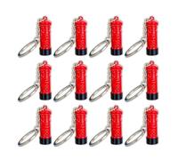 SAJAK Set of 12 London Souvenir Keyrings - Iconic Landmarks British Gift