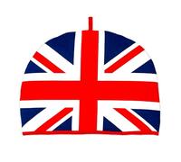SAJAK Union Jack Flag Tea Cosy - 100% Cotton British Teapot Warmer Cover for Small, Medium & Large Pots - Keeps Tea Hot for Hours - UK Souvenir Gift - Café, Kitchen & Afternoon Tea Party Décor