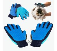 Sajja 2In1 Efficient Pet Hair Remover Gloves - Double-Sided Pet Hair Remover glove, Gentle Shedding Brushes for Dogs, Cats & Horses with Long and Short Hair, dog hair remover from fabric- 2 Peace